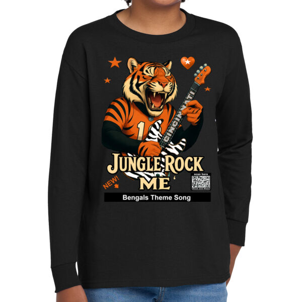 Jungle Rock Me - Youth Heavy Cotton 100% Cotton Long Sleeve T Shirt Thumbnail