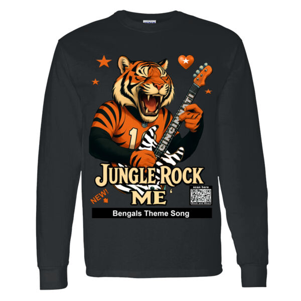 Jungle Rock Me - Heavy Cotton 100% Cotton Long Sleeve T Shirt Thumbnail